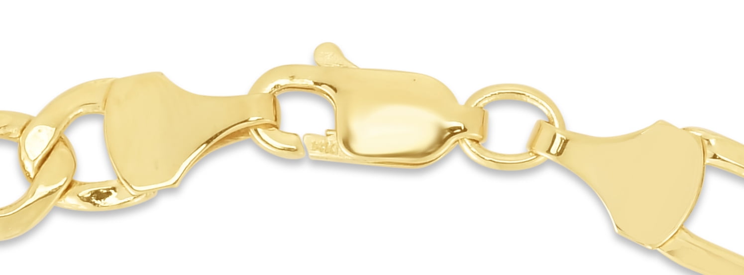 14KT Yellow Gold 8.5" Lite Figaro Bracelet