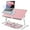 Pink, variant on Laptop Desk for Bed with Cooling Fan,  Height & Angle Adjustable Laptop Stand for Bed, Lap Desk Tray Table, Lightweight Foldable Portable Computer Table for Couch Sofa Chair Floor Desk (Black)