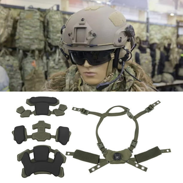 Casco Dial de Suspensión Mentonera para Casco MICH Wendy 3ª Generación de de Forro de Casco Ajustable Steap Kit con Almohadilla de Esponja Interna ANGGREK Otros