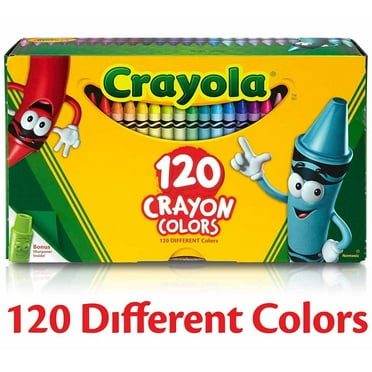 Crayola® Crayons, 120 Count – Vibrant Colors for Endless Creative Fun