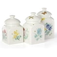 thumbnail image 2 of Lenox Butterfly Meadow Square Canisters, Set of 3, 2 of 16