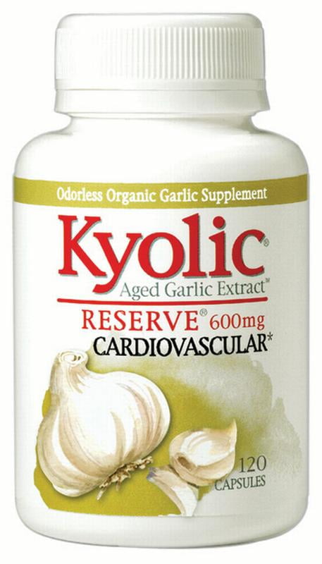 Kyolic Aged Garlic Extract Cardiovascular Extra Strength Reserve - 120 ...