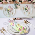 thumbnail image 3 of Easter Cloth Napkins, Spring Bunny Colorful Rabbit Eggs Butterfly Blue Green Washable and Reusable Dinner Napkins Set of 6, Table Napkin for Kitchen Party Birthday Wedding Hotel Housewarming 20"x20", 3 of 9
