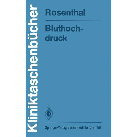 KliniktaschenbÃ¼cher Bluthochdruck, (Paperback)