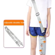 Pediatric Leg Immobilizer Kids Knee Brace Support Child Knee Fixed Splint Leg Fracture Splint Knee & Leg Immobilizer/Knee Brace ( X-Small )