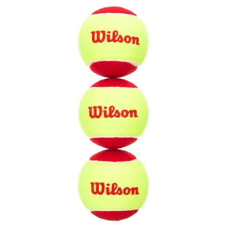 Wilson US Open Starter Kids Tennis Balls, 3-Ball Pack, (Age 8 & Under)