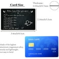 thumbnail image 2 of Engraved Wallet Insert Card Love Note Wallet Insert Stainless Steel Inspirational Encouragement Card Gifts DIY, 2 of 6