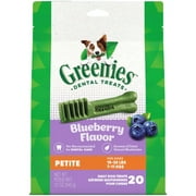 GREENIES Blueberry Petite Dental Treats, 20 Count