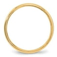thumbnail image 2 of 14k Yellow Gold 4mm Milgrain Half Round Wedding Band Size 4.5, 2 of 5