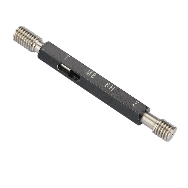 Calibre de rosca de acero calibre de tapón herramienta de medición manual de alta calidad M8 * 1,25