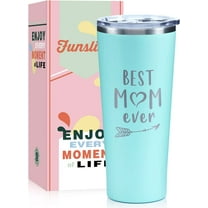Gifts for Mom - Mom Gifts from Daughter Son - Mom Christmas Gifts - Stocking Stuffers for Women - Birthday Gifts for New Mom - Best Mom Ever Gifts Tumbler - 22 oz Coffee Tumbler Travel Insulated Cup
