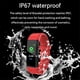 thumbnail image 4 of Pulsera inteligente Bluetooth Reloj impermeable Deporte Oxígeno en sangre Frecuencia cardíaca Pulsera electrónica, Rojo Inevent EL002013-03B, 4 of 7