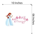 thumbnail image 4 of Princess Castle Ballroom Slipper Have Courage Kindness Goodness Dream Big Girls Love Beautiful Crown Prince Unicorns Royalty Sweet Decorating Ideas Wall Decal Sticker - Size: 10 In X 6 In, 4 of 5