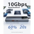 thumbnail image 3 of Hub USB C Baseus 6 en 1 de 10 Gbps con HDMI 4K @60Hz para iPhone, 3 of 7
