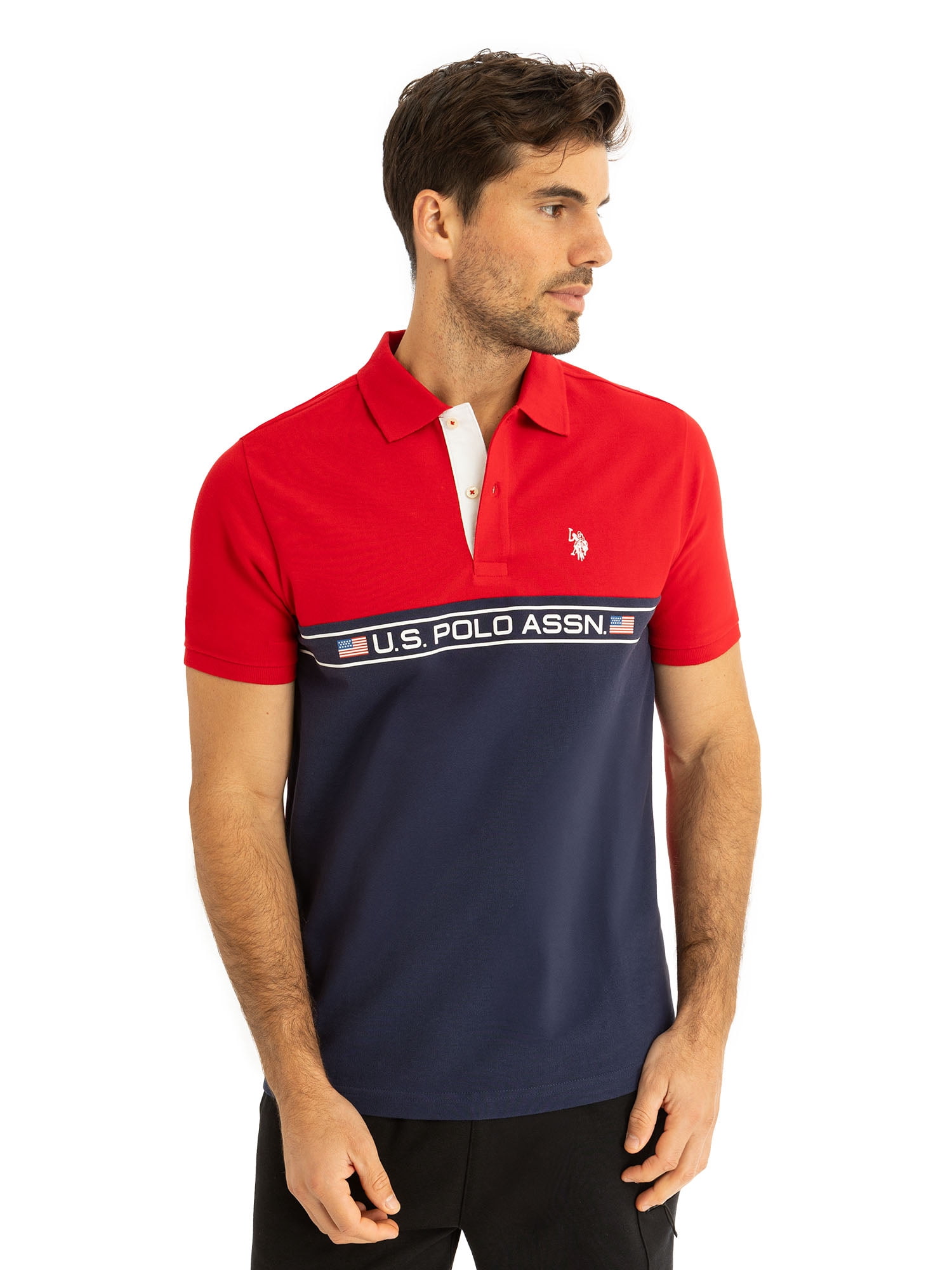 U.S. Polo Assn. Men's Novelty Polo Shirt