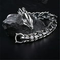 thumbnail image 2 of Yatlte Clearance Sterling Dragon Bracelet Link Of Dragon Bracelet For Men Clasp, 2 of 8