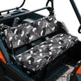 thumbnail image 2 of HUIACONG Gray Bat UTV Seat Covers Waterproof Easy to Install 2 PSC UTV Seat Covers Non-Slip Soft Fit for Kawasaki Mule 3010, 2 of 7