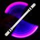 thumbnail image 1 of Spinning Pen Non Slip Coated LED Rolling Pen Ball Point Pen Learning Office Supplies without Refill - E15 (B Transparent Bubble send E11), 1 of 5