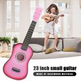 thumbnail image 5 of Guitarra para principiantes de 23 pulgadas, guitarra pequeña resistente al desgaste de 6 cuerdas para principiantes de música, 5 of 5