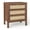 Walnut Color, variant on Night Stand, Easy Assembly 3 Layers Rugged Bedside Chest Elegant Multifunctional For Living Room