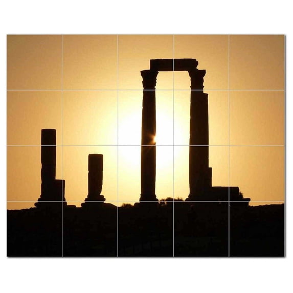 Monument Ceramic Tile Mural Kitchen Backsplash Bathroom Shower, 400940-L54