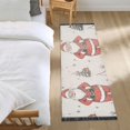 thumbnail image 3 of Yayeee Runner Rug for Bedroom 2'x6' Machine Washable Hallway Non Slip Mat, Beige Christmas Santa, 3 of 8
