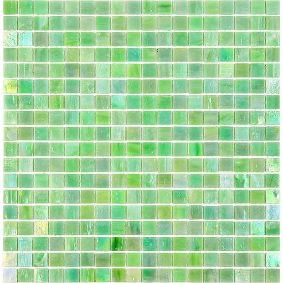 Apollo Tile Skosh 11.6 in. x 11.6 in. Glossy British Racing Green Glass Mosaic Wall and Floor Tile (18.69 sq. ft./case) (20-pack)