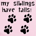 thumbnail image 2 of CafePress - My Siblings Have Tails Body Suit - Long Sleeve Infant Bodysuit, 2 of 4