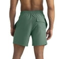 thumbnail image 3 of DPTALR George Men's Quick Dry Swim Trunks,Swimwear with Zipper Pocket,Bathing Suits,Army Green,Big and Tall Men M, 3 of 8