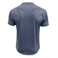 thumbnail image 4 of Mens Quick Dry Athletic Shirts, Workout Tops for Men Summer Outdoor Casual Solid Color Crewneck Short Sleeve T-Shirts with Pockets S-3XL, 4 of 6