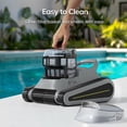 thumbnail image 5 of Cordless Robotic Pool Cleaner, Smart Navigation, 150min Runtime, 180W Powerful Suction, Cleans Floor Walls Waterline for Inground & Above Pool, 5 of 6