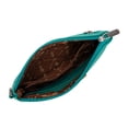 thumbnail image 3 of Wrangler Wristlet Clutch Wallet for Women Large Capacity Zipper Pouch with Detachable Wrist Strap, Turquoise, 3 of 7