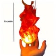 thumbnail image 4 of Halloween Floating Fireball, Flame Lamp Prop, Halloween Fireball, Artificial Fake Fire Floating Props No Flame Ghost Fire for Home Halloween Party Cool Playing Decorations, 1 Pack, 4 of 6