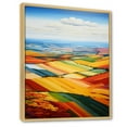 thumbnail image 2 of Designart "Golden landscapes Of Colora" Farmhouse Floater Framed Wall Art Print, 2 of 7