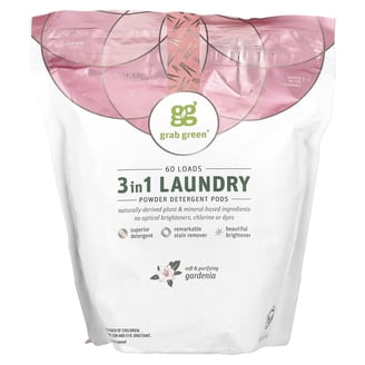 Grab Green 3-in-1 Laundry Detergent Pods, Stain Remover