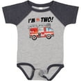 thumbnail image 3 of Inktastic I'm 2 Fire Truck 2nd Birthday Boys or Girls Baby Bodysuit, 3 of 5