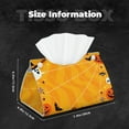 thumbnail image 5 of Honeii Happy Halloween for Tissue Box Cover/Holder - Covers Rectangular Shaped Boxes with a Contemporary Finish - Designed with Modern PVC Leather, 5 of 7