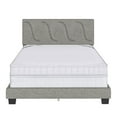 thumbnail image 7 of Boyd Sleep Aberdeen Linen Upholstered King Platform Bed Frame & Headboard, Grey, 7 of 7
