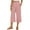 Pink, variant on ZZwxWA Women Casual Baggy Capri Pants Wide Leg Elastic Waist Comfy Long Trendy Lounge Trousers with Pockets
