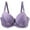 1-Purple, variant on Push up Bras for Women Lace Shaping Thin Cups Adjustable Shoulder Strap Plus Size No Underwire Bra for Large Breasts Seamless Comfort Pure Color Everyday Bralettes 1-Red 85E