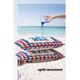 thumbnail image 5 of Outdoor Pillow Covers Throws Independence Day USA Flag Dwarf,Waterproof Pillow Cases Pack of 2 Red Blue White Star Stripe Plaid,Durable Cushion Cover Pillowcase for Patio Balcony Couch Garden, 5 of 7
