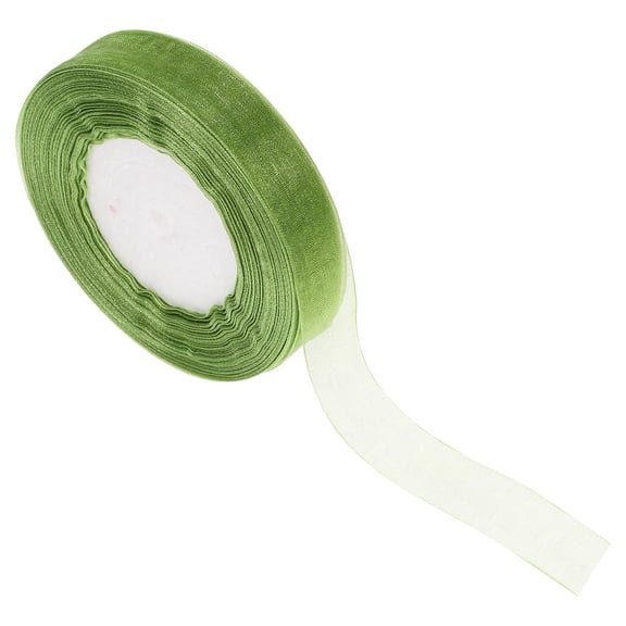 TEHAUX Sage Green Craft Ribbon for Present Wrapping Lightweight and Wear Resistant