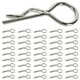 thumbnail image 1 of 200 Unids Clips de Cuerpo de Acero Inoxidable Cubierta de Concha Pin Curvado para 1/10 RC Coche Juguetes de Control Remoto Redcat Exceed Repuestos, 1 of 5