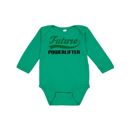 

Inktastic Future Power Lifter Gift Baby Boy or Baby Girl Long Sleeve Bodysuit