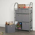 thumbnail image 2 of neatfreak! 4 Tier Metal Home Storage Rack with Storage Cubes, 2 of 6