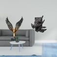 thumbnail image 2 of Estatua de la casa,Estatua de ala hecha a mano,artesanía de resina para cafetería,Figura de mesa,Estantes de sujetalibros Estatua de sujetalibros,Sujetalibros decorativos para libros pesados, 2 of 8