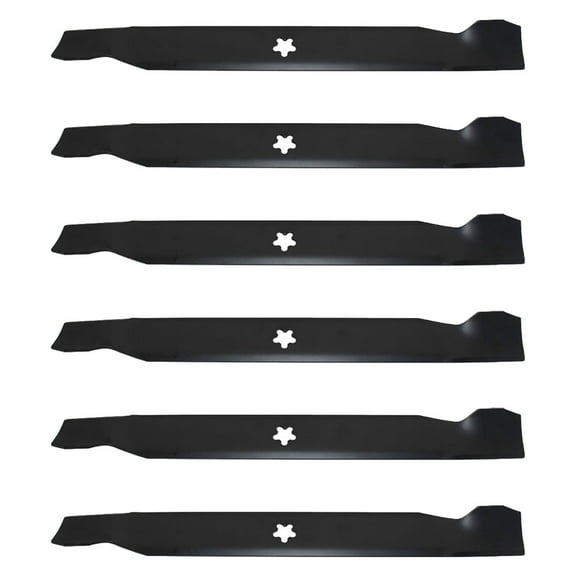 127843 Qty 6: 42" Deck Mower Blade Fits Craftsman