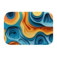 thumbnail image 2 of Colorful Art Pattern 163 Non-Slip Memory Foam Bath Rug: Absorbent, Quick-Dry, Machine Washable, Soft & Comfortable - S, 2 of 7