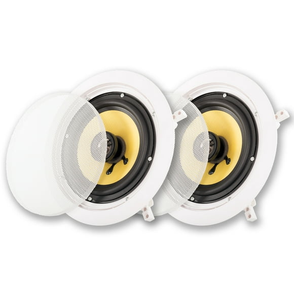 Acoustic Audio HD-6 Flush Mount In Ceiling Speakers with 6.5" Woofers Pair