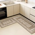 thumbnail image 5 of Kitchen Rugs Sets of 3 Non Slip Washable Kitchen Mats for Floor, Waterproof Kitchen Runner Rug, Floor Mat Carpet for Entryway, Laundry, Sink, Hallway, Bathroom, 5 of 12